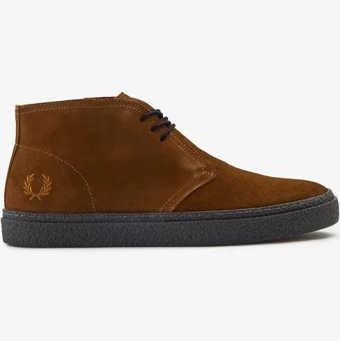 Fred Perry Men's Hawley Suede Boot in Ginger, Size UK 6 | End Clothing