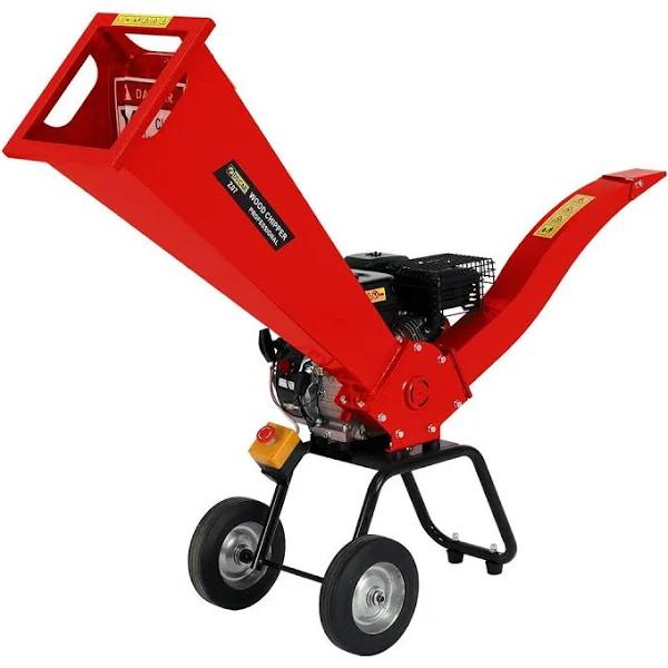 Ducar 7HP Wood Chipper Shredder Mulcher Grinder Petrol - Red