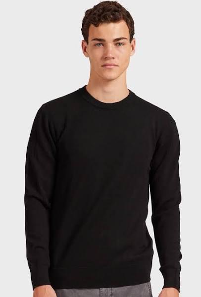 Academy Brand Academy Merino Crew, Black, XS