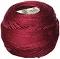 DMC Pearl Cotton Ball Size 8 87yd Dark Red