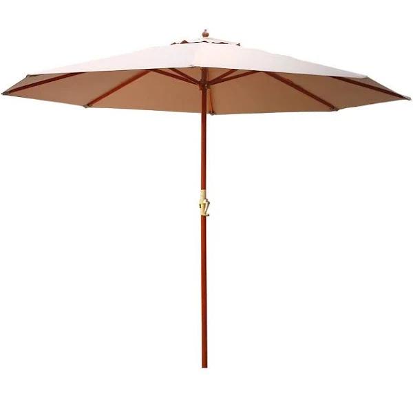 Cantilevered 3M Outdoor Garden Umbrella - Beige