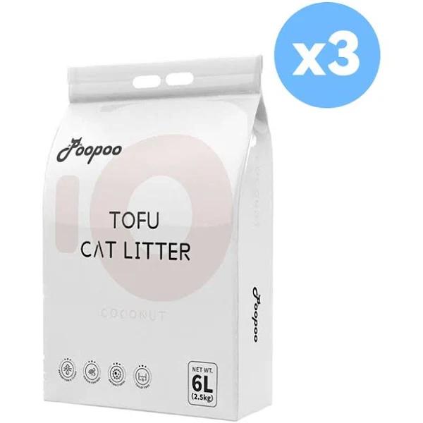 POOPOO Coconut Fruity Tofu Cat Litter | Cat Litter | Petso Au 18L/7.5kg