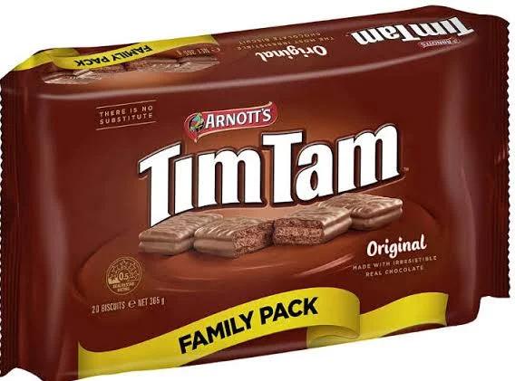 Arnotts Tim Tam Chocolate Biscuits Family Pack, 365g, 3-pack_ Au