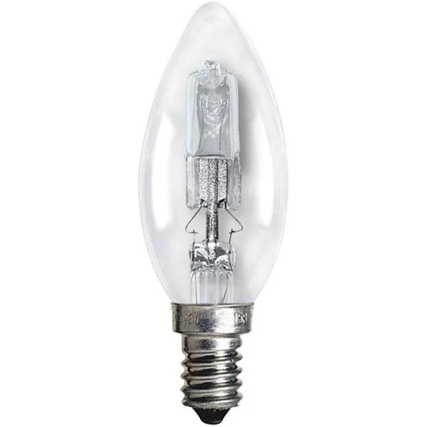 Lusion Candle Halogen Light Bulb E14 240V 18W Clear 30108