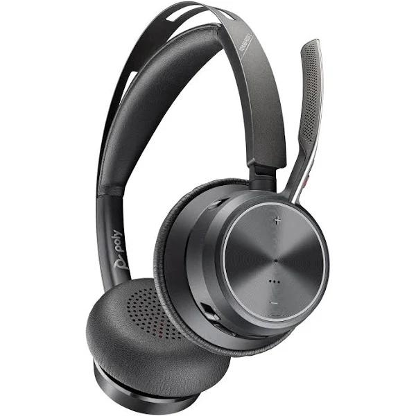 Poly Voyager Focus 2 UC Microsoft Stereo Wireless/USB-A Headset