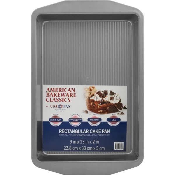 USA Pan American Bakeware Classic Rectangular Cake Pan 23x33x5cm