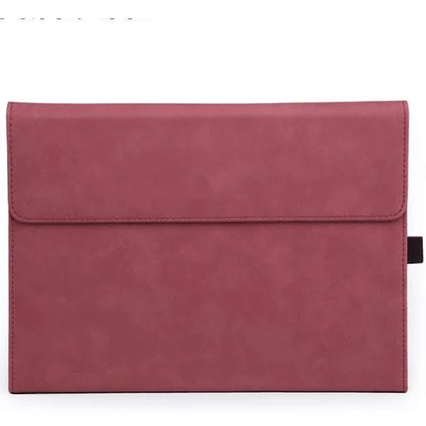 New Premium Leather Case Cover Protector for Microsoft Surface Pro x 7 6 5 4 GO2 Red