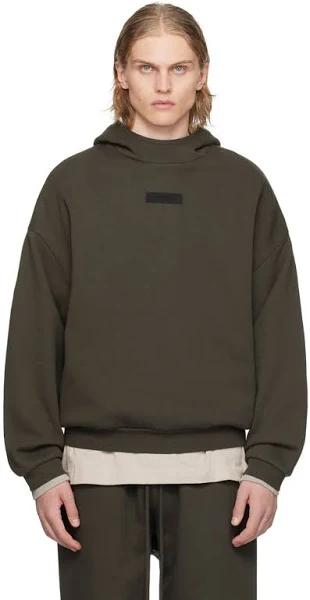 Fear of God Essentials Gray Pullover Hoodie