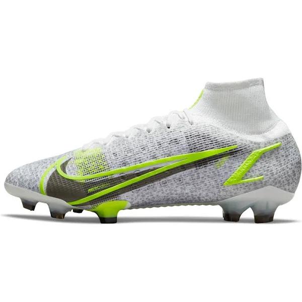 Nike Mercurial Superfly 8 Elite FG White Volt