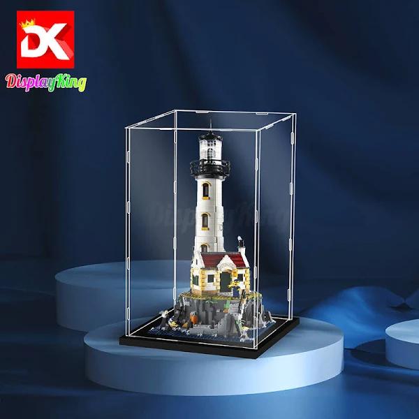 Display King - Acrylic Display Case for LEGO Motorized Lighthouse 21335