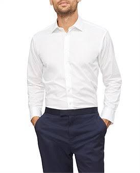 Calvin Klein Stretch Slim Fit Shirt White