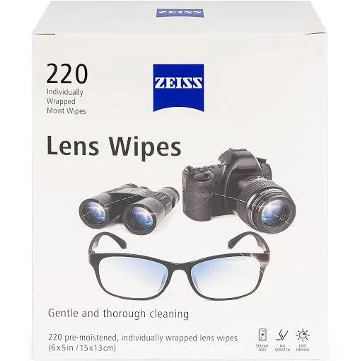 Zeiss Lens Wipes White 220 Count