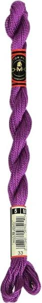 DMC Perle 5 Cotton, #33 Heliotrope, 25m Skein - Heliotrope