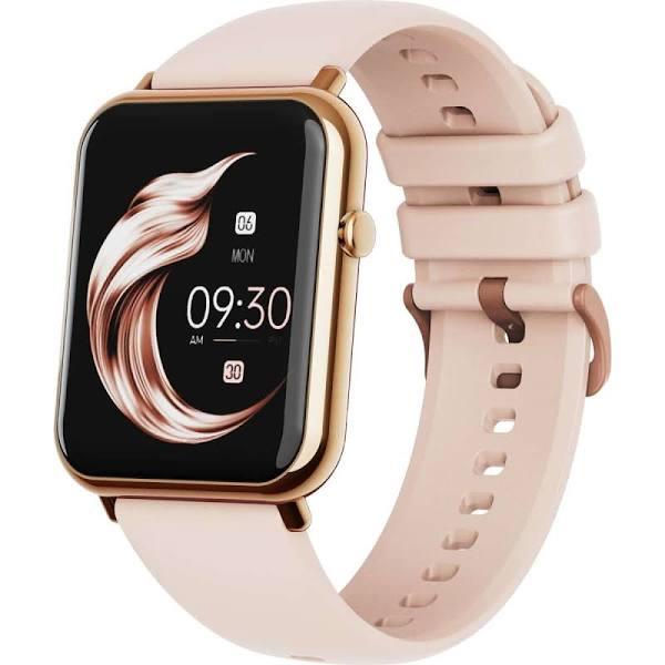 TODO Bluetooth Smart Watch 1.69" 2.5D Touch Screen Call Heart Rate Blood Pressure BT 5.0 - Pink