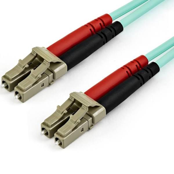 StarTech 15m OM3 LC to LC Multimode Duplex Fiber Optic Patch Cable - A50FBLCLC15