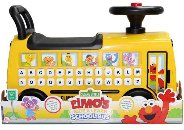 Sesame Street Elmo's Ride & Learn School Bus