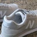 New Balance Womens 515 Slip Resistant Comfortable Leather Work Shoes Grey 12 US