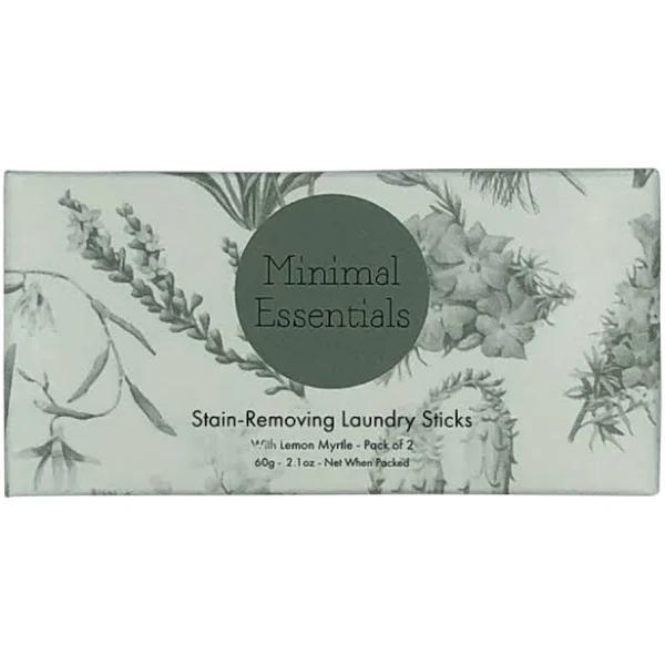 Minimal Essentials Stain-removing Laundry Sticks Lemon Myrtle 2 Pack