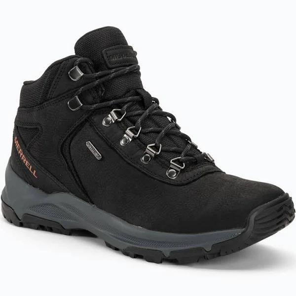 Merrell Mid Leather Waterproof Boots Black - 46.5