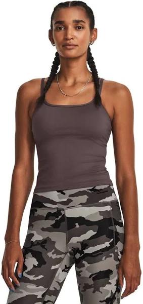 Under Armour Women's Meridian Fitted Tank Gray MD