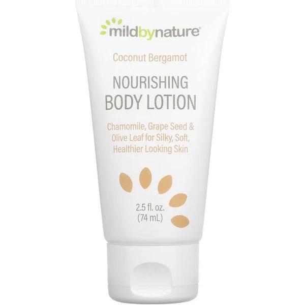 Mild by Nature, Nourishing Body Lotion, Coconut Bergamot, 2.5 fl oz (74 ml)