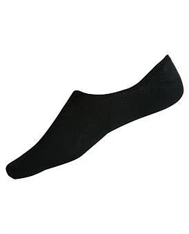 David Jones Humphrey Law Merino Invisible Sock in Black, Size Large