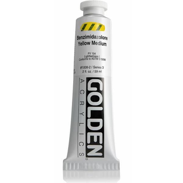 Golden Heavy Body Acrylic 59ml Benzimidazolone Yellow Light