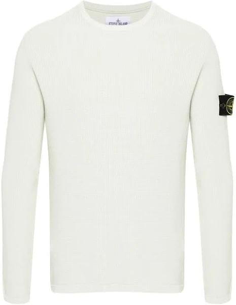 Stone Island - Compass Cotton Jumper - Men - Cotton - L - Green