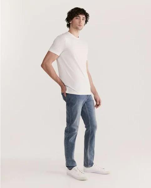 Saba Men's Fitzroy Slim Jean in Light Blue Wash Size 30