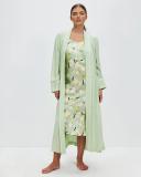 David Lawrence Camille Modal Sleep Robe in Blue M/L