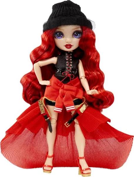 Rainbow High Fantastic Fashion Doll - Ruby Anderson - Red 28cm Fashion Doll and Playset With 2 Outfits & Fashion Play Accessories - Great For Kids 4