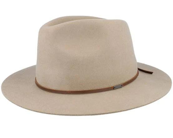 Brixton Wesley Fedora - Sand/Brown - L