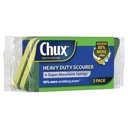 Chux Heavy Duty Scourer Sponge 2 Pack