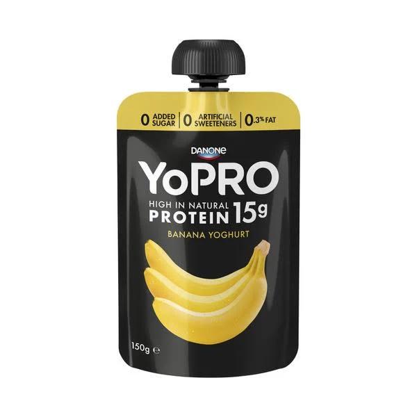 Yopro Yoghurt Pouch Banana 150g