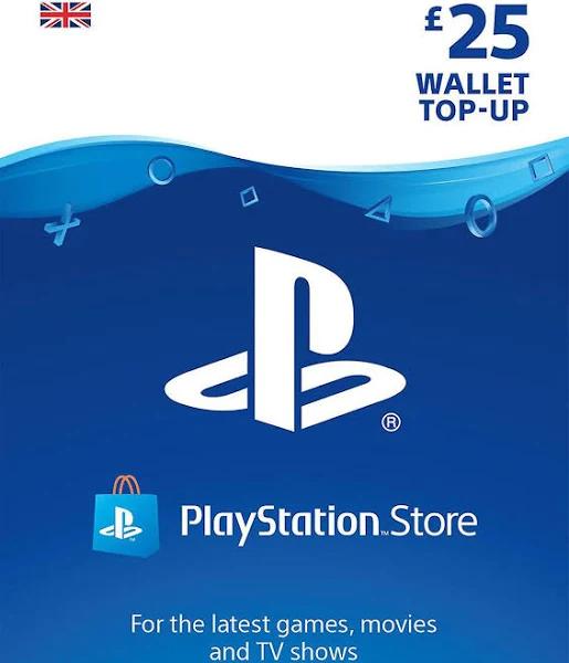 Playstation Store £25 Wallet Top-up Card