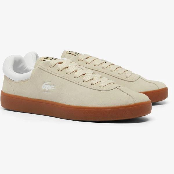 Lacoste Baseshot 224 1 SMA Sneaker in Off White/Gum, Size 12 UK