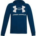 Under Armour Mens Rival Fleece Big Logo Hoodie Grey L