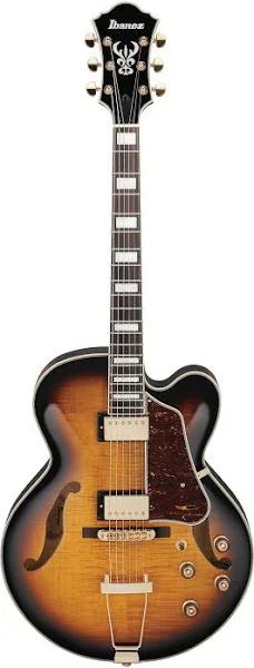 Ibanez AF95FM Hollowbody Electric Guitar in Antique Yellow Sunburst