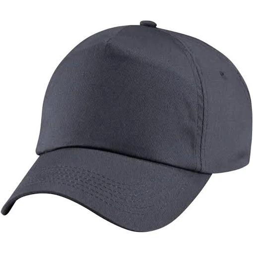 Beechfield Unisex Plain Original 5 Panel Baseball Cap Graphite Grey One Size