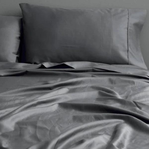 Canningvale Palazzo Royale Sheet Set - French Grey, King Single, 1000 Thread Count