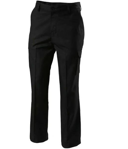 Hard Yakka - Foundations Permanent Press Cargo Pant With Bionic & SUPERCREASE Finish - Black - 87R