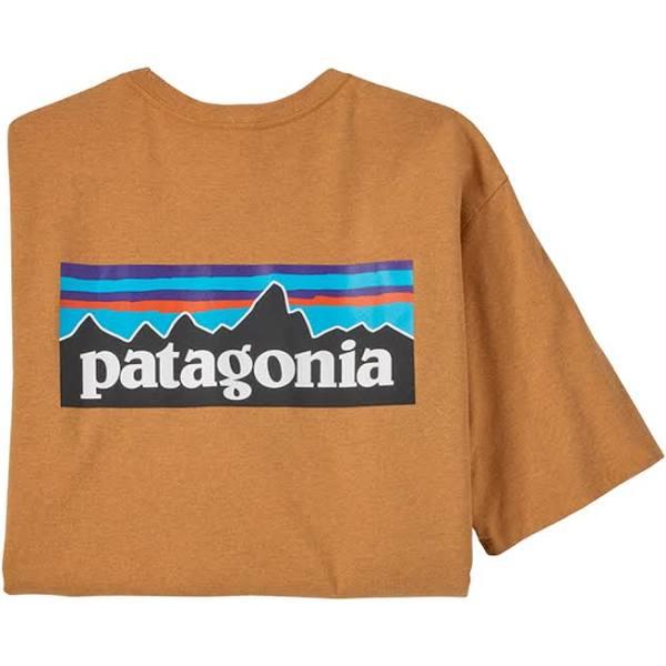 Patagonia Men's P-6 Logo Responsibili-Tee - Cloudberry Orange / S