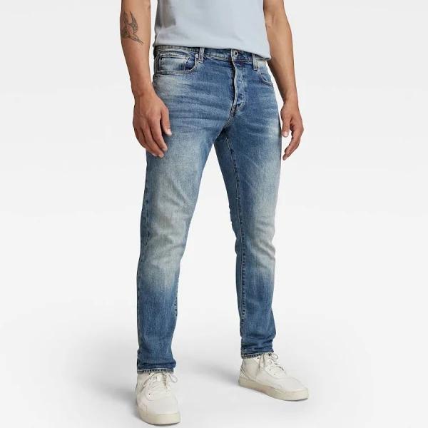 G-Star Raw 3301 Regular Tapered Jeans Light Blue Men Size 29-30