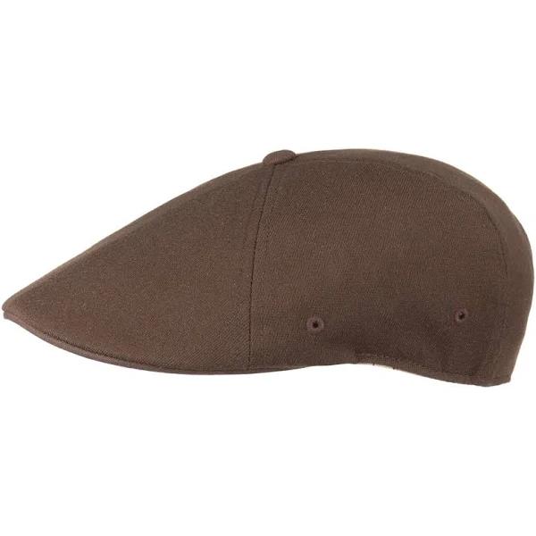 Kangol Wool Flexfit 504 Ivy Cap K0873CO sboy Driving Hat With Eyelets Flat - L/XL Brown