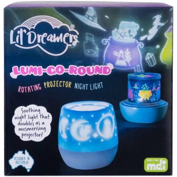 Lil Dreamers Lumi-Go-Round Enchanted Rotating Projector Night Light