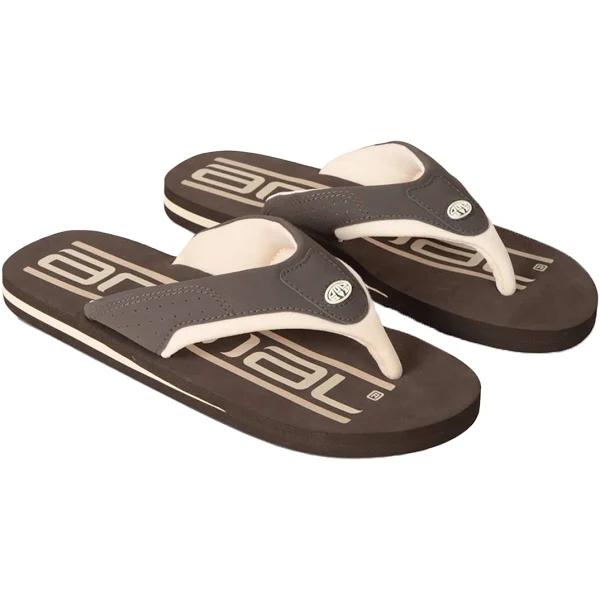 Animal Mens Jekyl Recycled Flip Flops Brown 8 UK