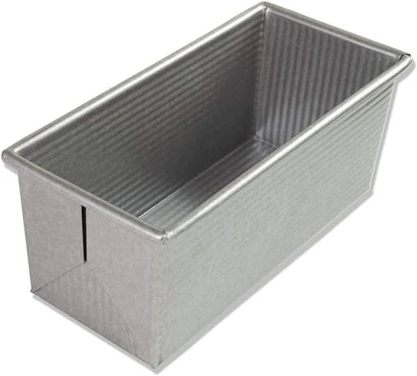 USA Pan 1175PM Bakeware Pullman Loaf Pan, Small Silver