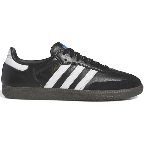 Adidas Samba ADV Black Shoes - Size 5 - Black/White/Gum