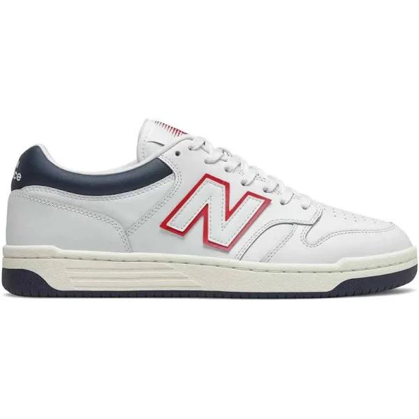 New Balance BB480 White Navy Red