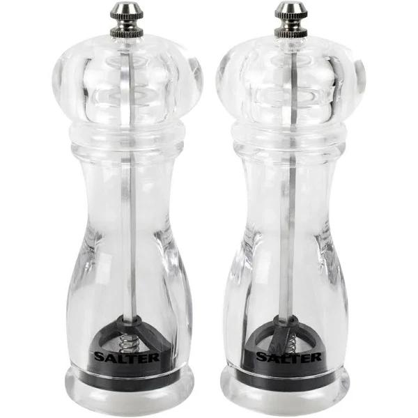 Salter Contemporary Acrylic Salt & Pepper Mills